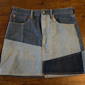 Levi’s Patchwork Skirt Size 30 Women’s